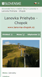 Mobile Screenshot of lanovka-chopok.cz